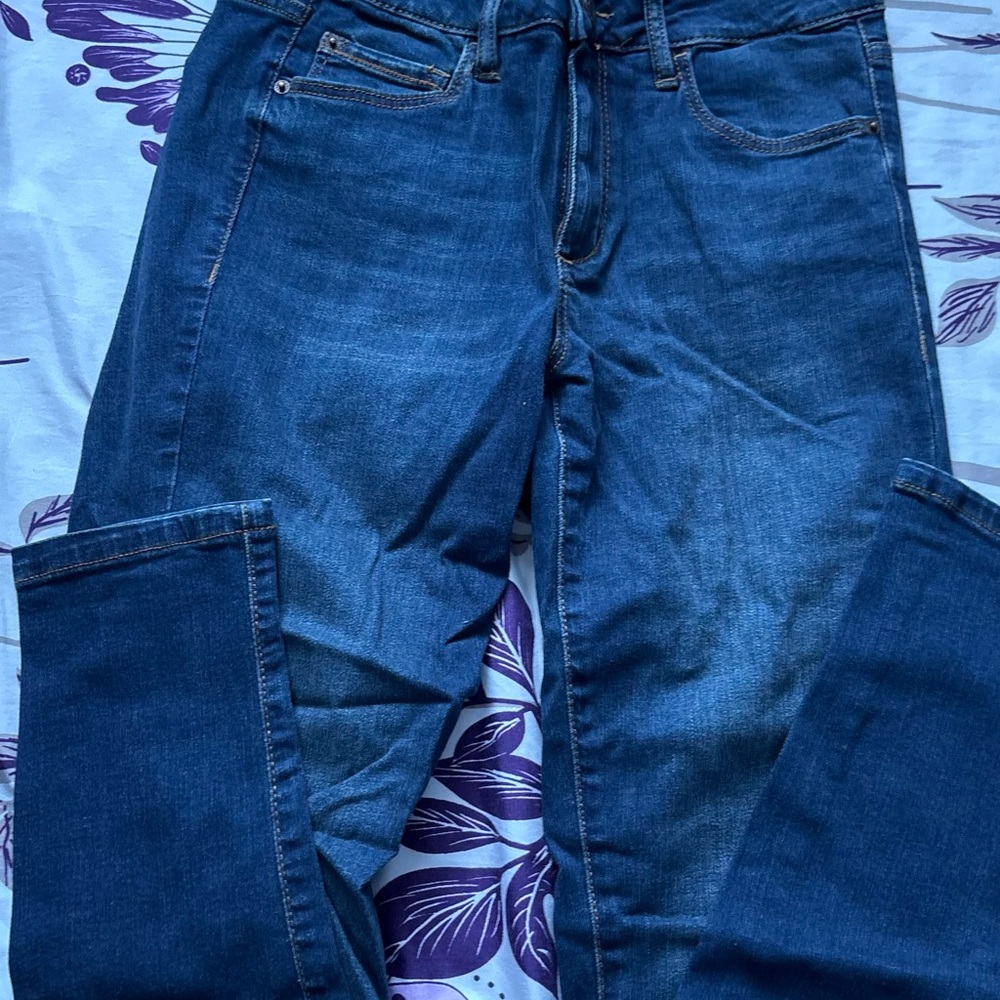Garage Dark Blue High Rise Women's Jeans